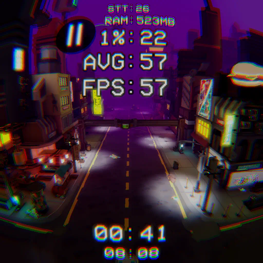 Cyberpunk 3D Screenshot